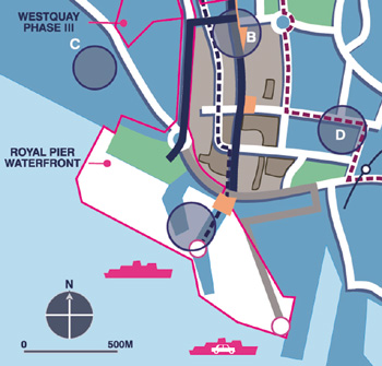 Location of WestQuay Phase 3